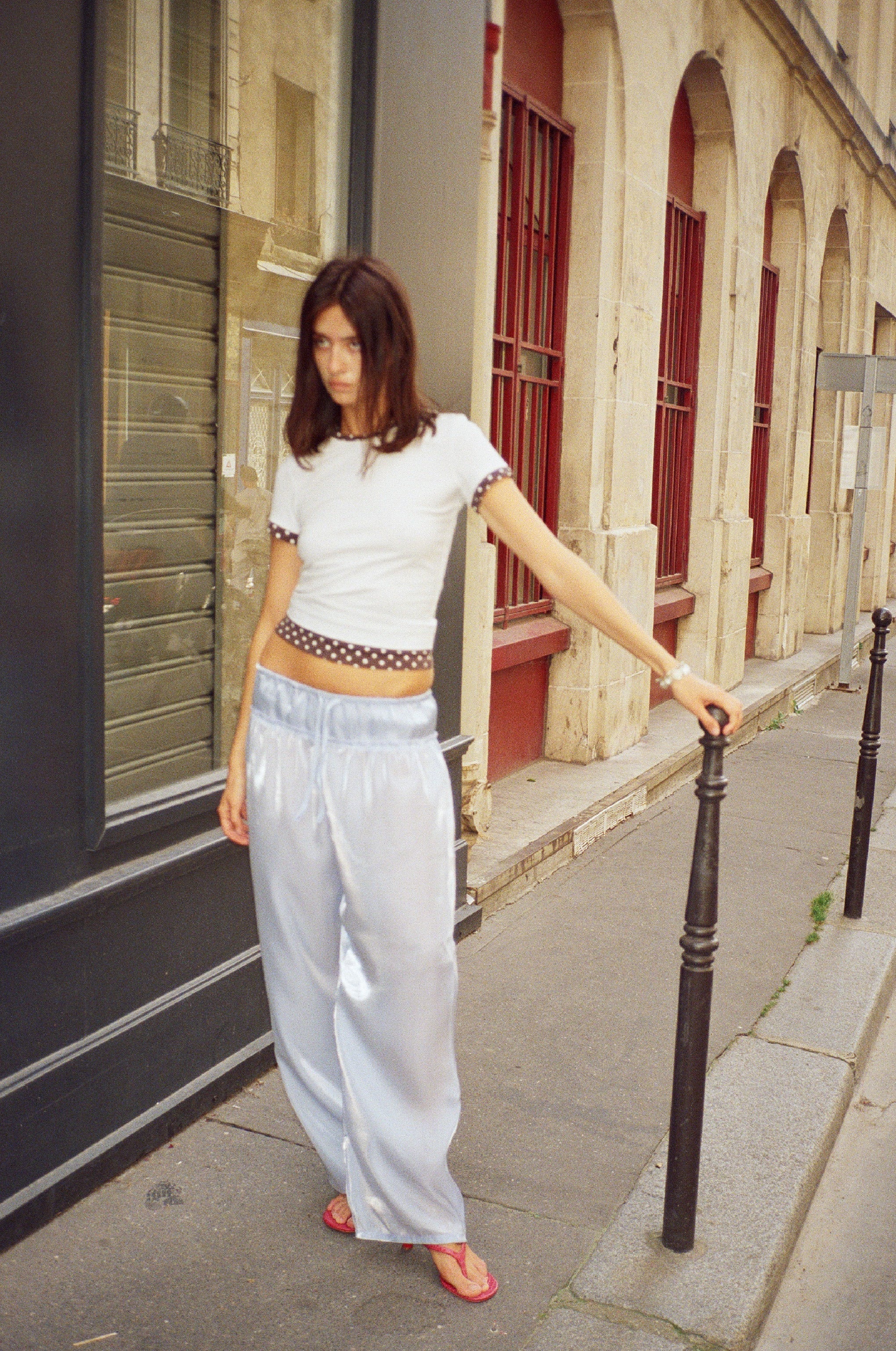 CONTRAST LAYERED TEE - Image 5