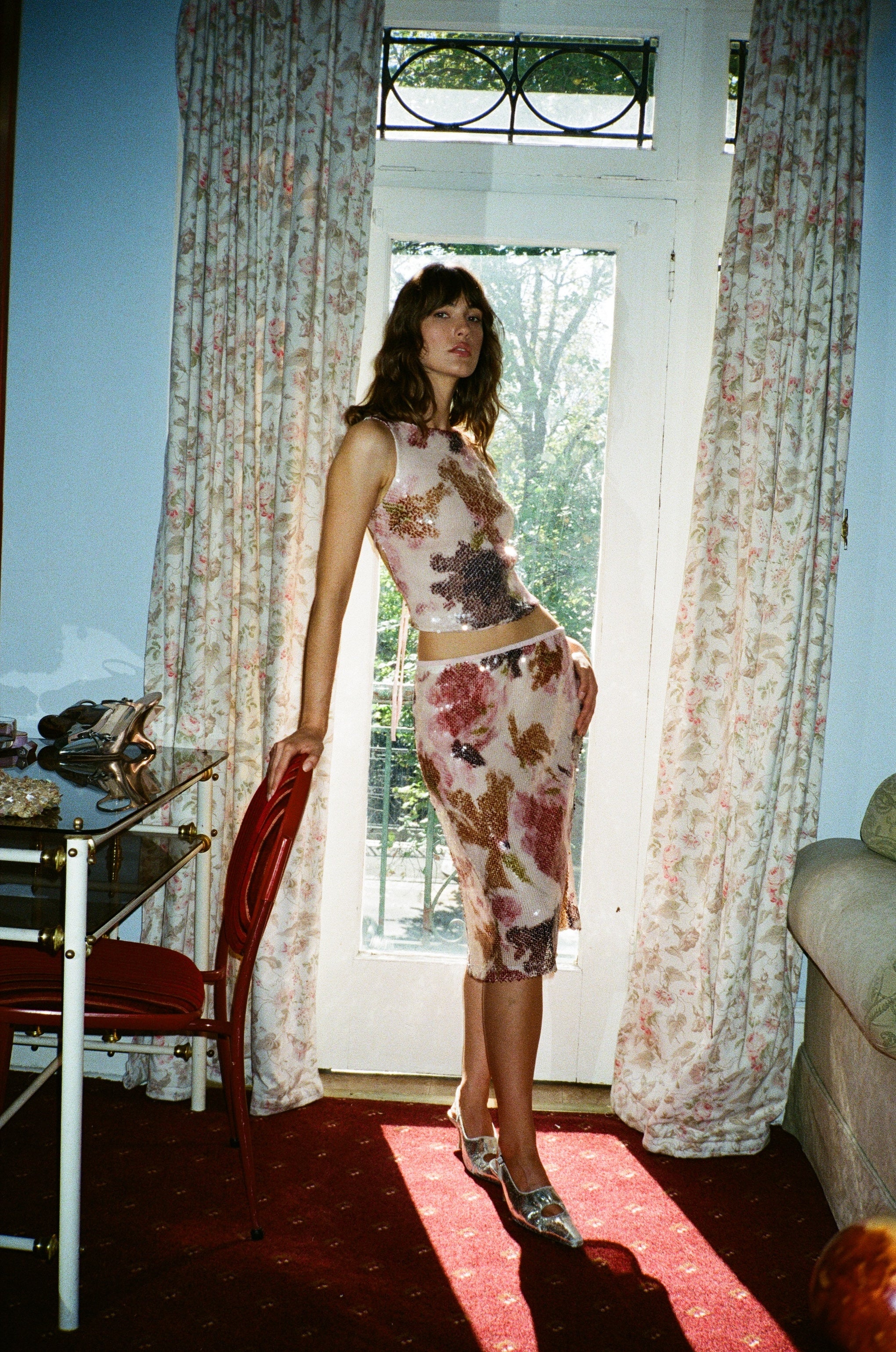 LUMA SEQUIN SKIRT