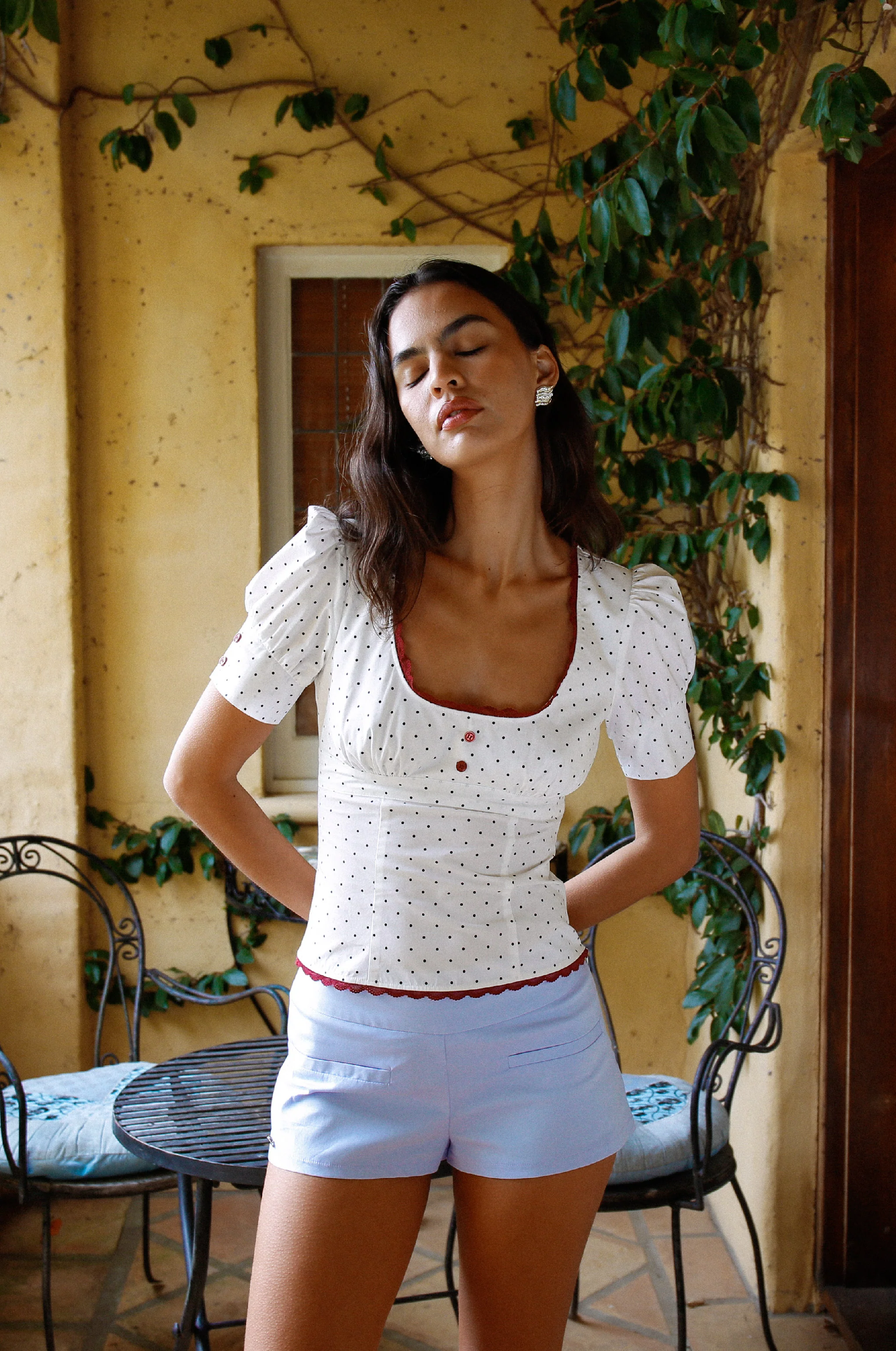 MINETTE SCOOP BLOUSE - Image 8